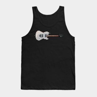 Pixel Silver Contemporary Tele Guitar Tank Top